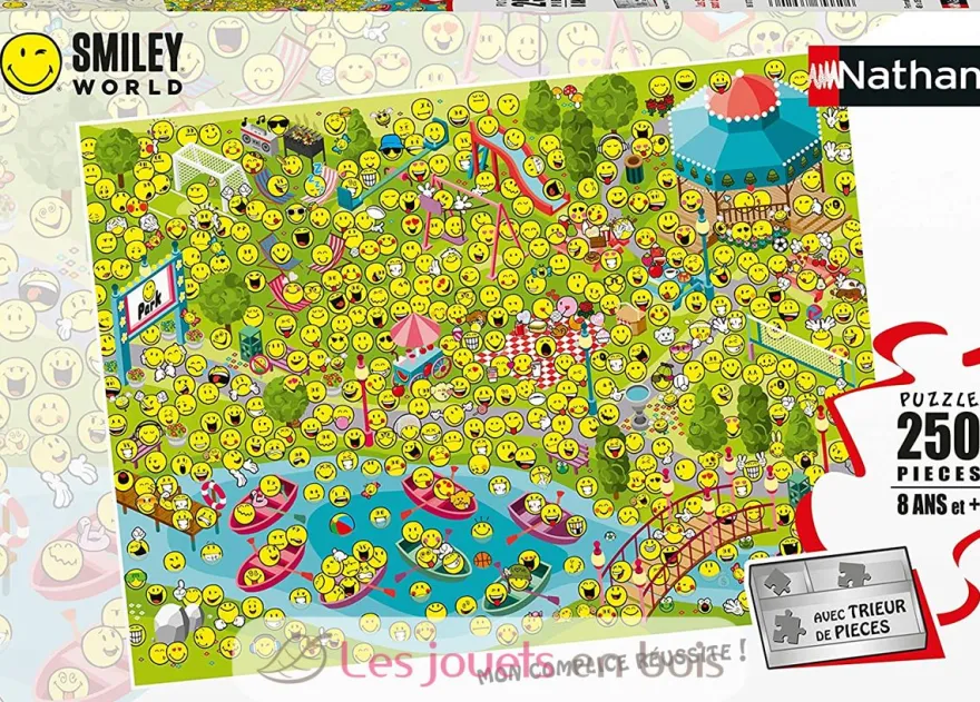 Puzzle Les Smileys sont de sortie 250 pcs - Nathan