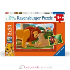 Puzzle L'histoire de la vie Le Roi Lion 2x24 pcs - Ravensburger