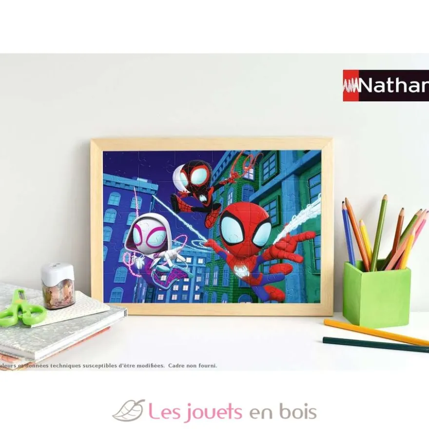 Puzzle L'équipe de Spidey 30 pcs - Nathan