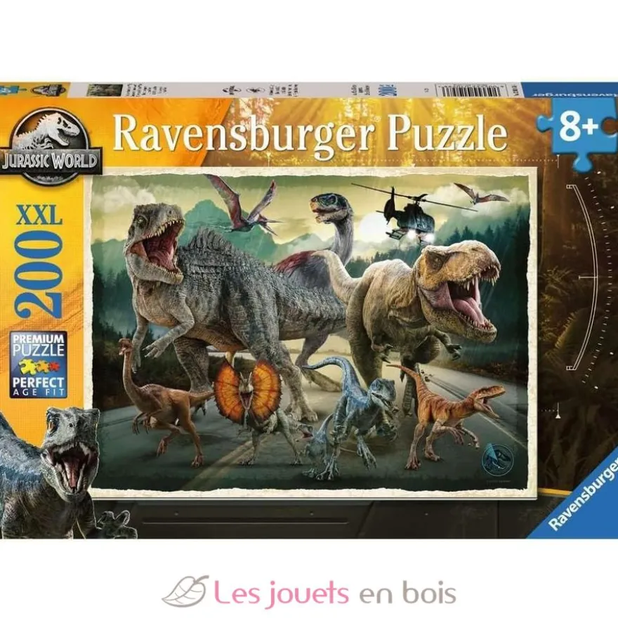 Puzzle L'univers de Jurassic World 200 pcs XXL - Ravensburger