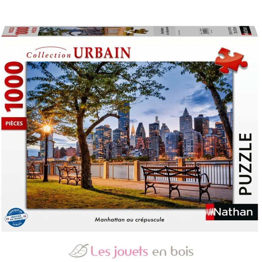 Puzzle Manhattan au crépuscule 1000 pcs - Nathan