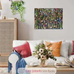 Puzzle Marché flottant en Indonésie 500 pièces - Ravensburger