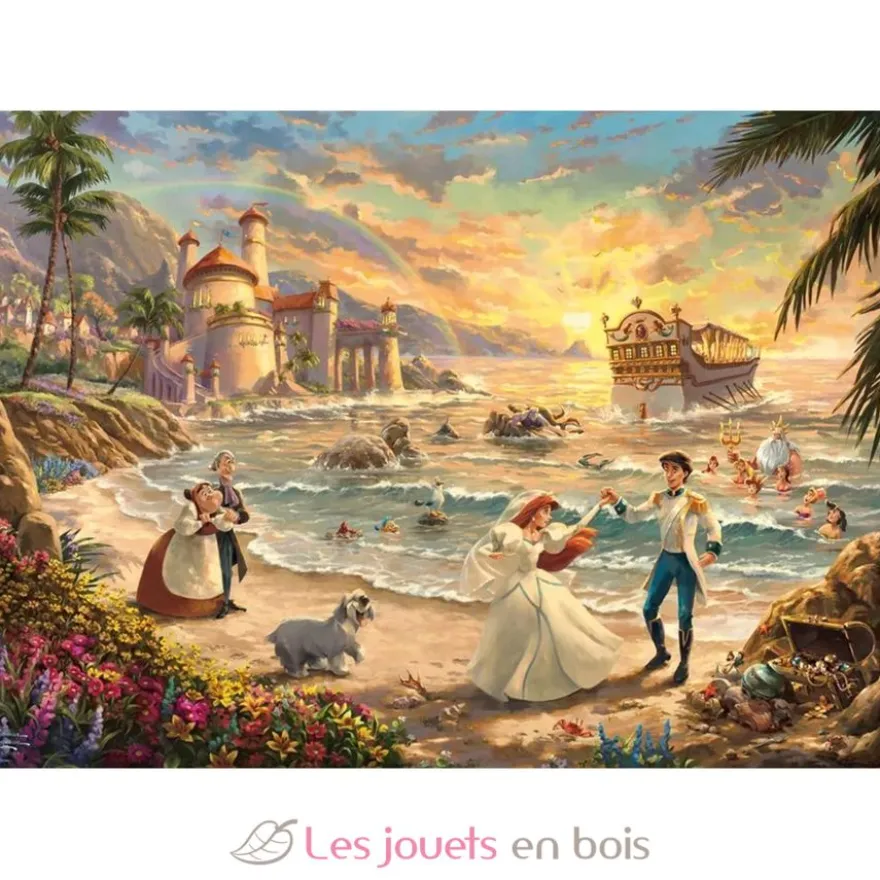 Puzzle Mariage de la Petite Sirène 1000 pcs - Schmidt Spiele
