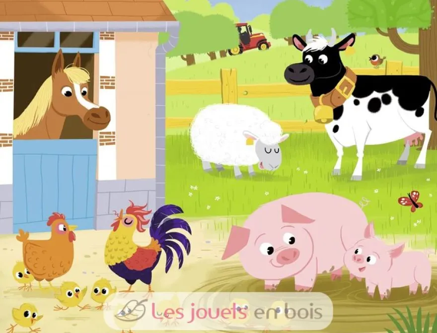 Puzzle Mes amis de la ferme 30 pcs - Nathan