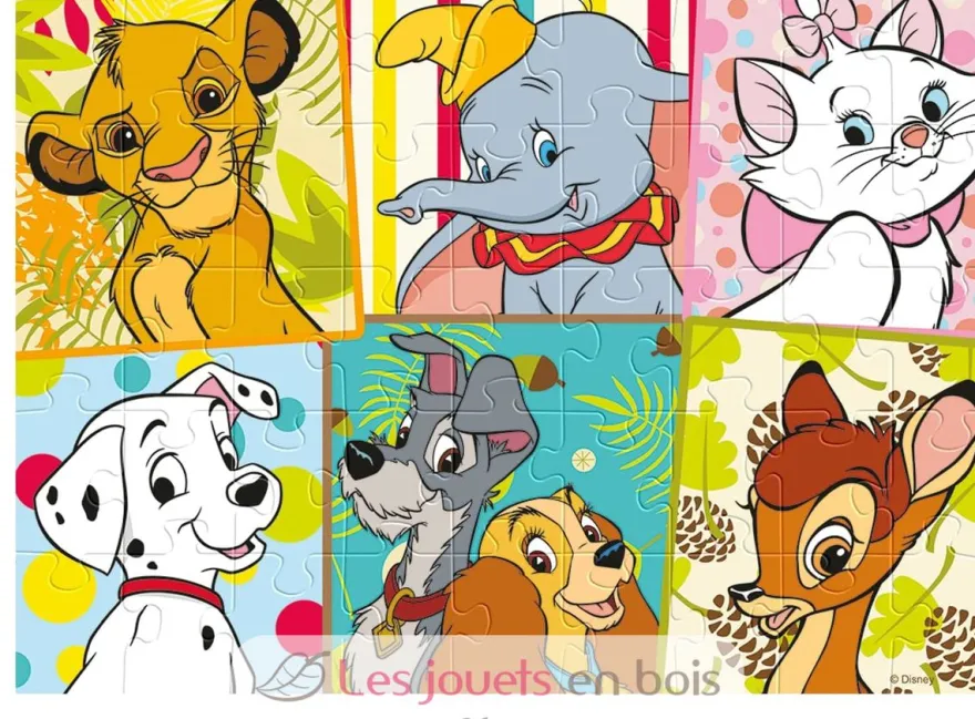 Puzzle Mes animaux Disney préférés 45 pcs - Nathan