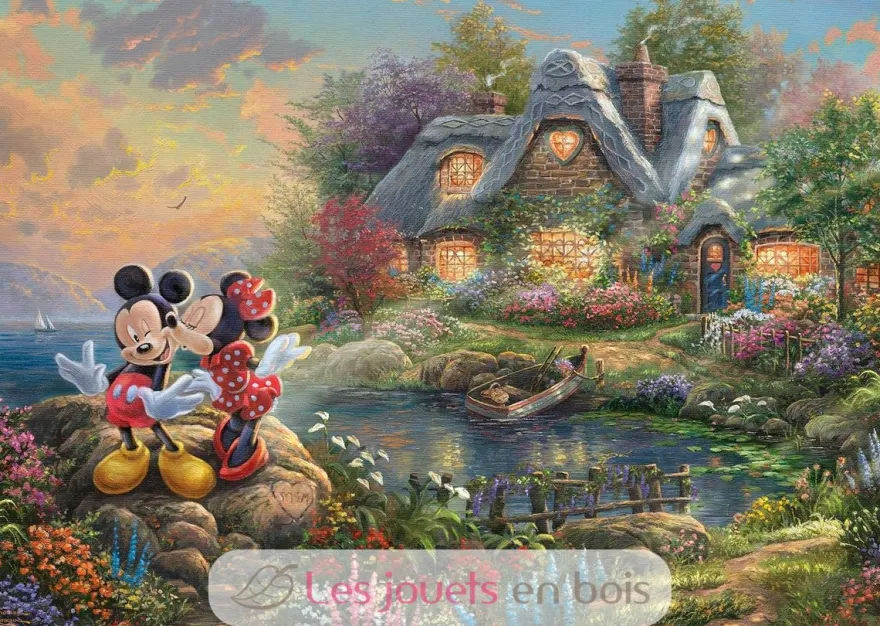 Puzzle Mickey et Minnie amoureux 1000 pcs - Schmidt Spiele