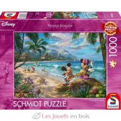 Puzzle Mickey et Minnie à Hawaï 1000 pcs - Schmidt Spiele