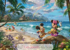 Puzzle Mickey et Minnie à Hawaï 1000 pcs - Schmidt Spiele
