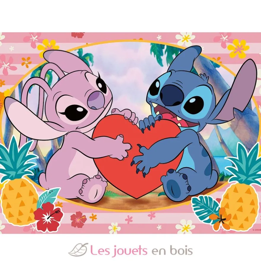 Puzzle Moment en amoureux Stitch 150 pcs - Nathan