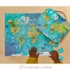 Puzzle Monde 100 pcs - Janod
