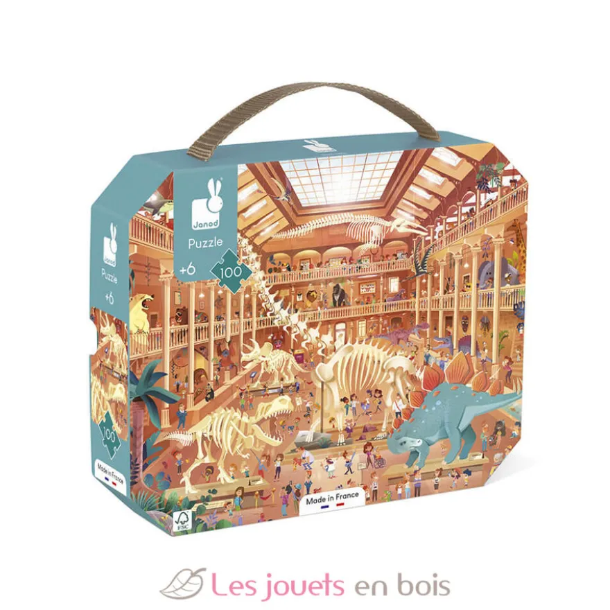 Puzzle Musée Histoire Naturelle 100 pcs - Janod