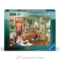 Puzzle My Haven 1000 pièces - L'atelier de l'artiste - Ravensburger