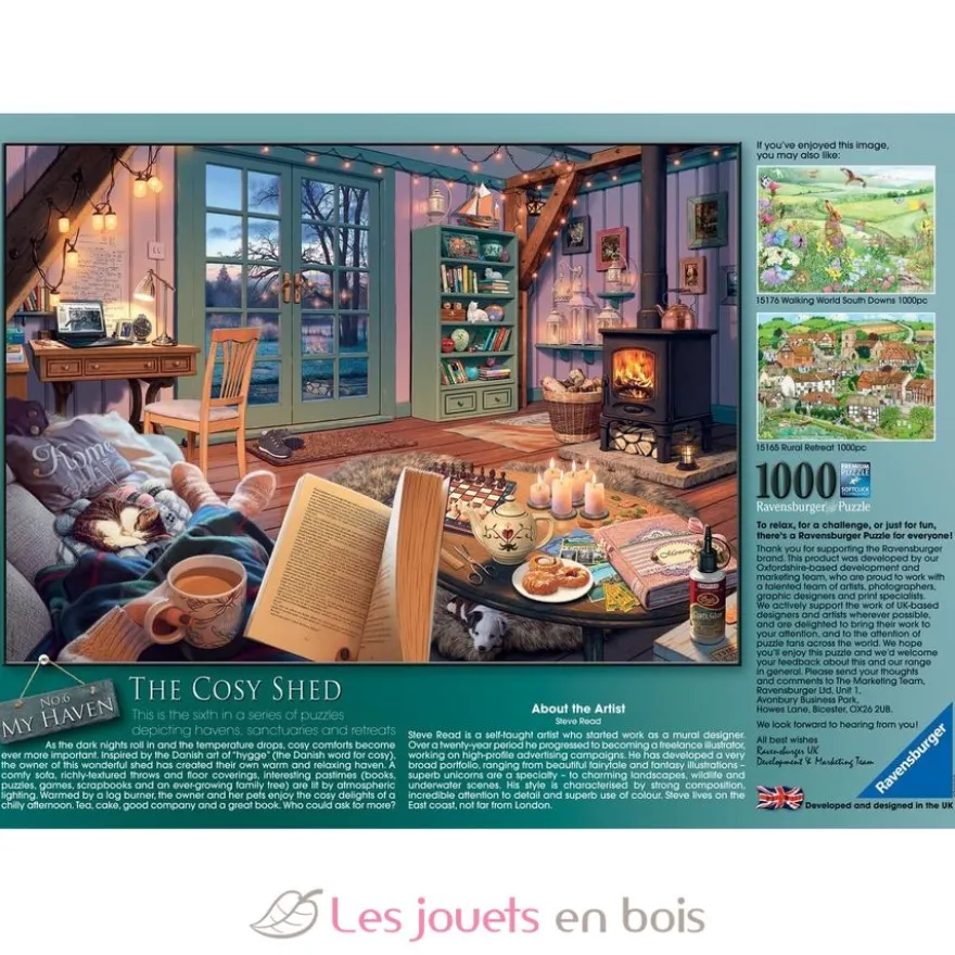 Puzzle My Haven 1000 pièces - Le cabanon cosy - Ravensburger