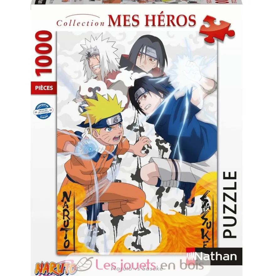 Puzzle Naruto vs Sasuke 1000 pièces - Nathan