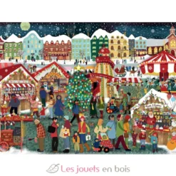 Puzzle Noël 1000 pièces - Le marché de Noël - Ravensburger