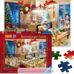 Puzzle Noël 1000 pièces - Les bonhommes en pain d'épices - Ravensburger