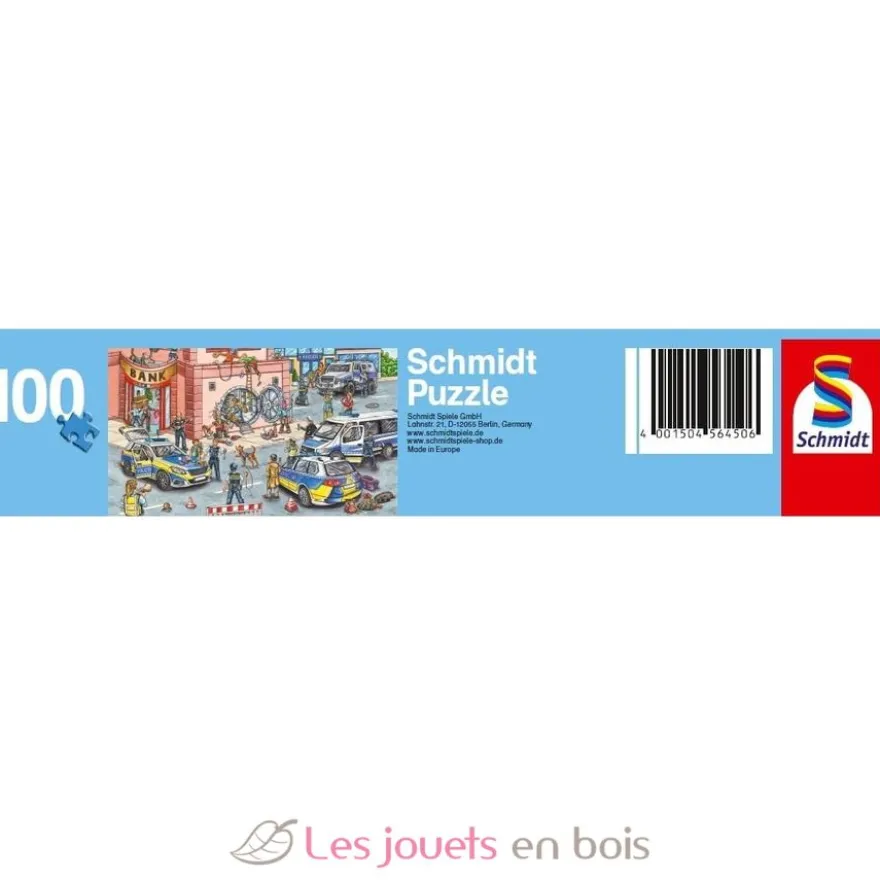Puzzle Opération de police 100 pcs - Schmidt Spiele