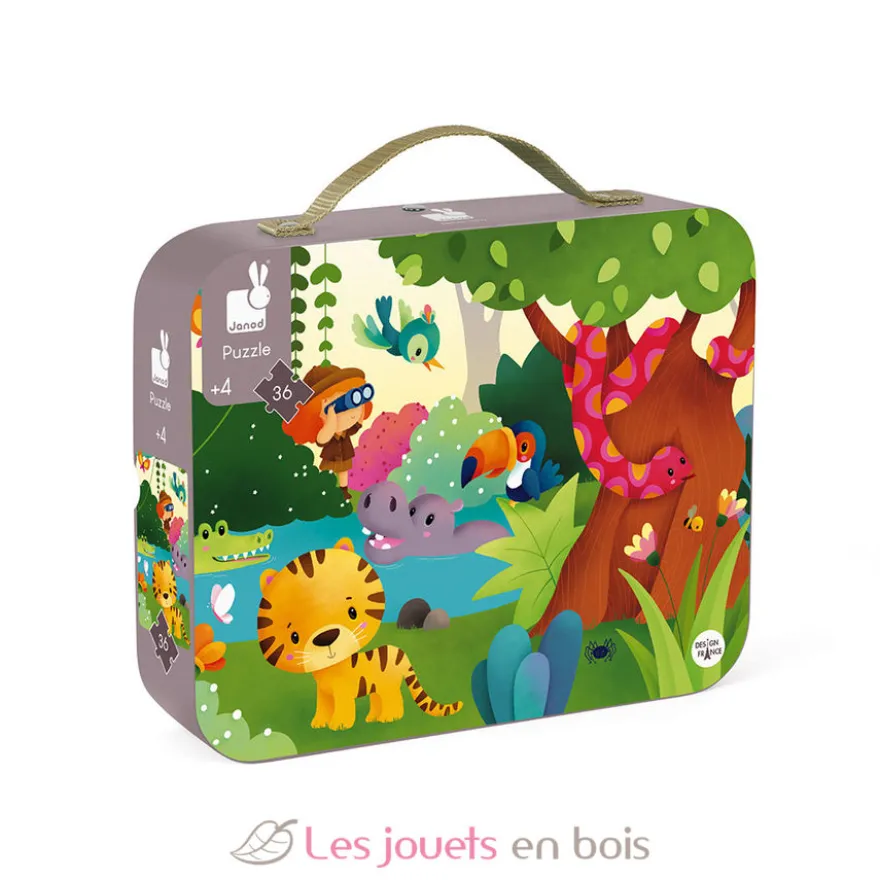 Puzzle panoramique Jungle 36 pcs - Janod