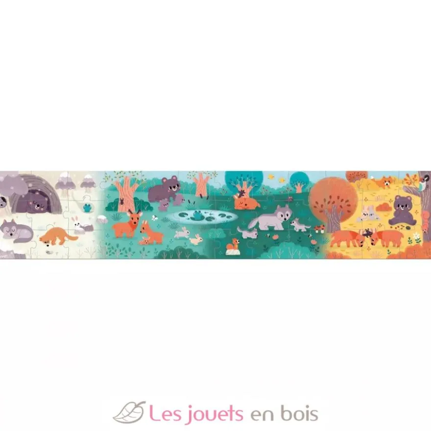 Puzzle panoramique 4 Saisons 36 pièces - Janod