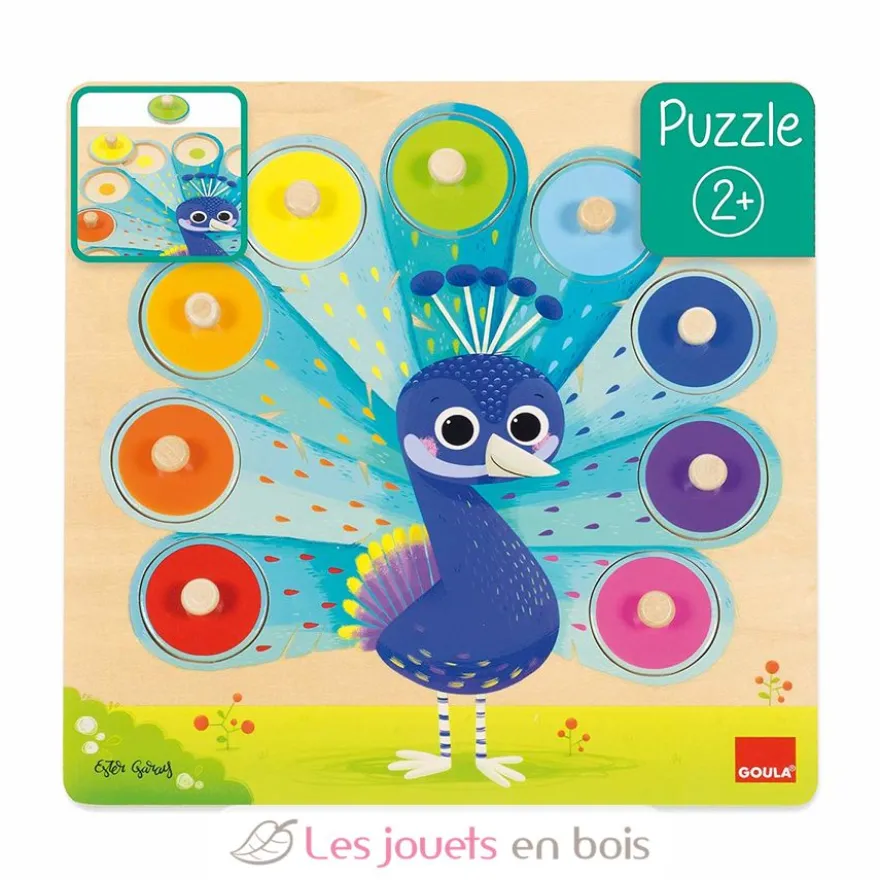 Puzzle Paon - Goula