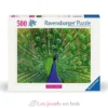 Puzzle Paon 500 pièces - Ravensburger
