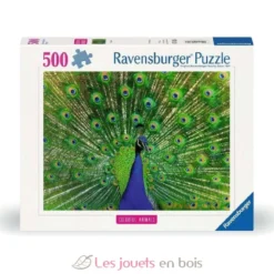 Puzzle Paon 500 pièces - Ravensburger