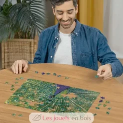 Puzzle Paon 500 pièces - Ravensburger