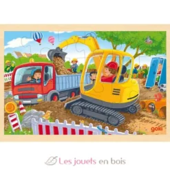 Puzzle pelleteuse 24 pcs - Goki