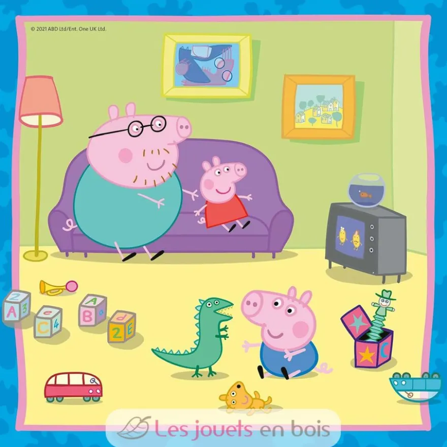 Puzzle Peppa Pig 3x49 pcs - Ravensburger