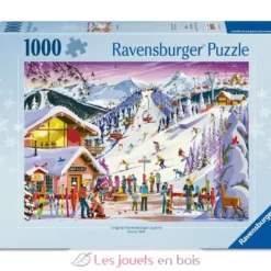 Puzzle 1000 pièces - Au rythme des pistes - Ravensburger
