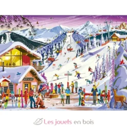 Puzzle 1000 pièces - Au rythme des pistes - Ravensburger