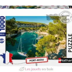 Puzzle 1000 pièces - Calanque de Port-Miou - Collection Régions de France - Nathan
