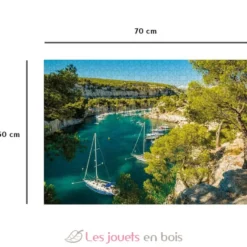 Puzzle 1000 pièces - Calanque de Port-Miou - Collection Régions de France - Nathan