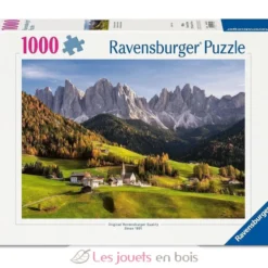 Puzzle 1000 pièces - Dolomites en automne - Ravensburger