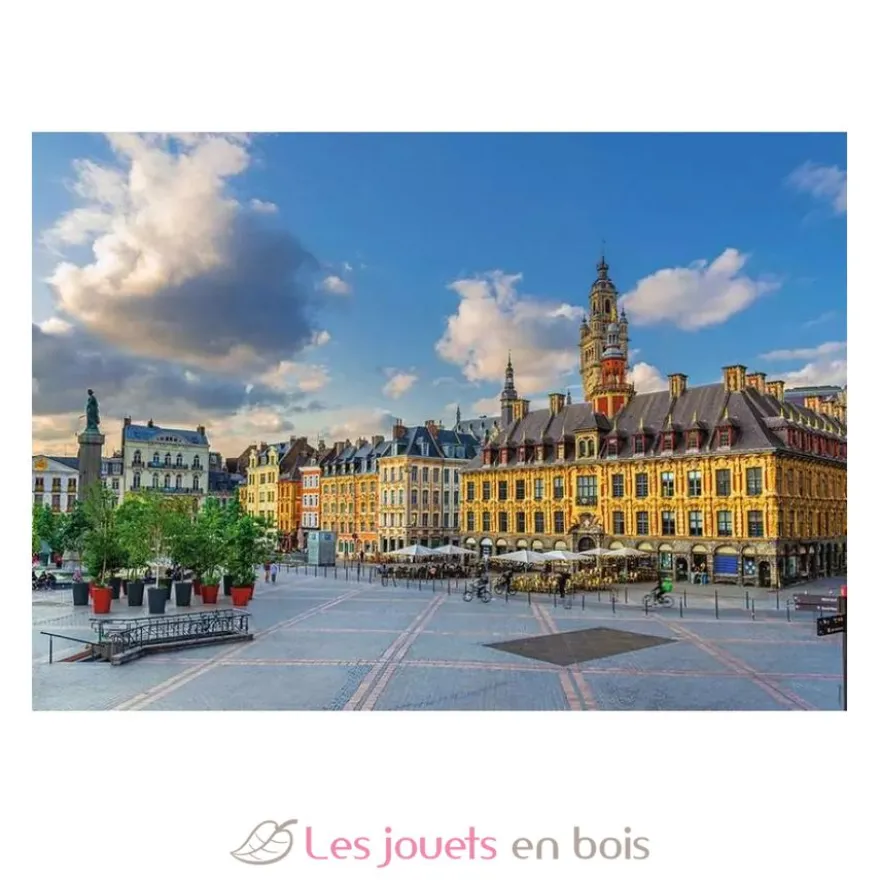 Puzzle 1000 pièces - Grand'Place de Lille - Collection Régions de France - Nathan
