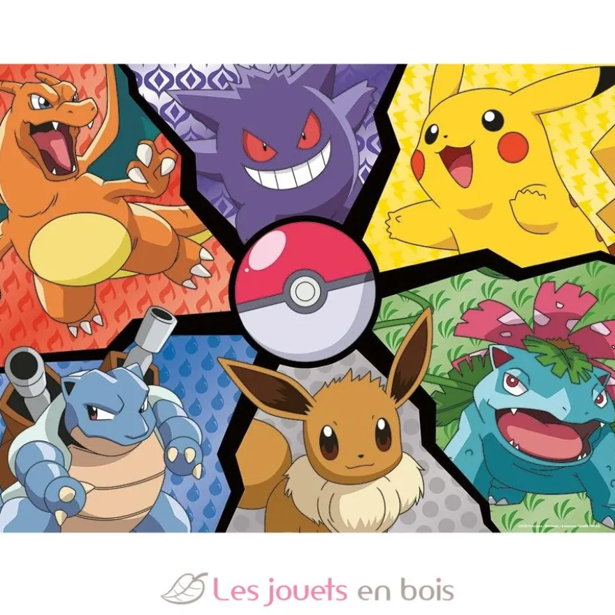 Puzzle Pikachu, Evoli et compagnie 100 pcs - Nathan