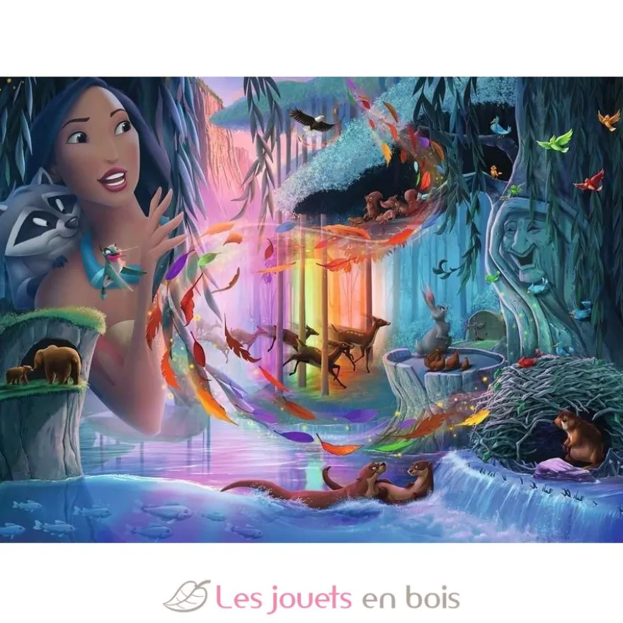 Puzzle Pocahontas Châteaux Disney 1000 pcs - Ravensburger