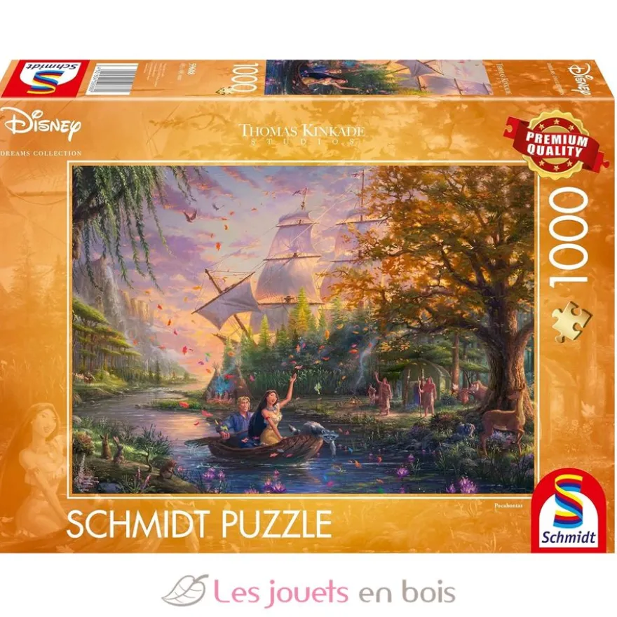 Puzzle Pocahontas 1000 pcs - Schmidt Spiele