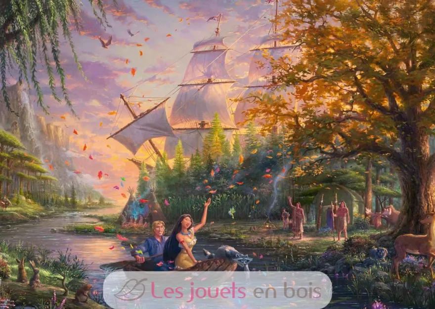 Puzzle Pocahontas 1000 pcs - Schmidt Spiele