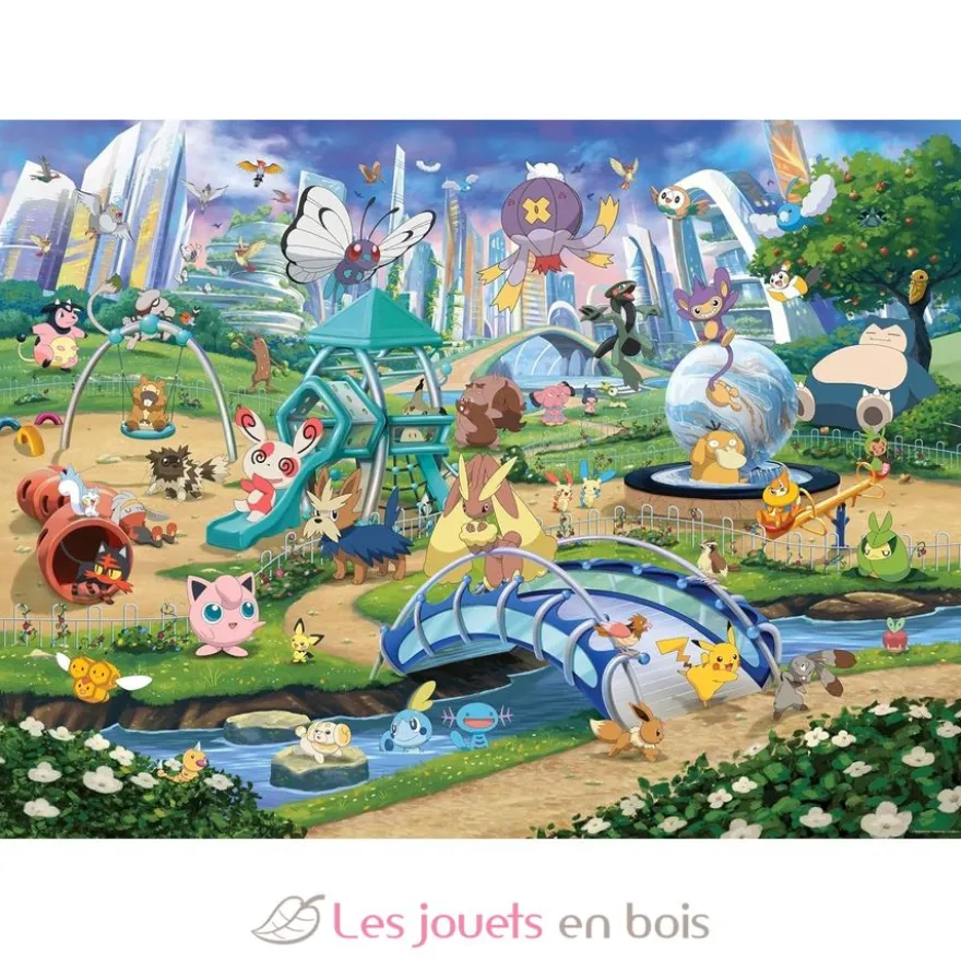 Puzzle Pokémon Évoli dans le parc 1000 pcs - Ravensburger