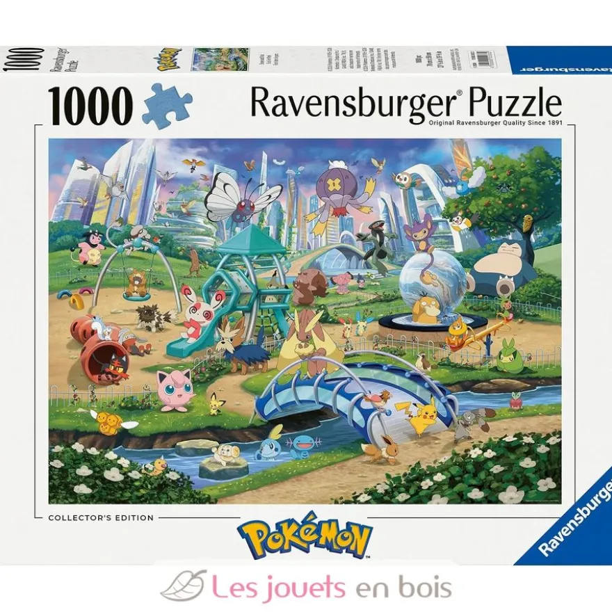 Puzzle Pokémon Évoli dans le parc 1000 pcs - Ravensburger