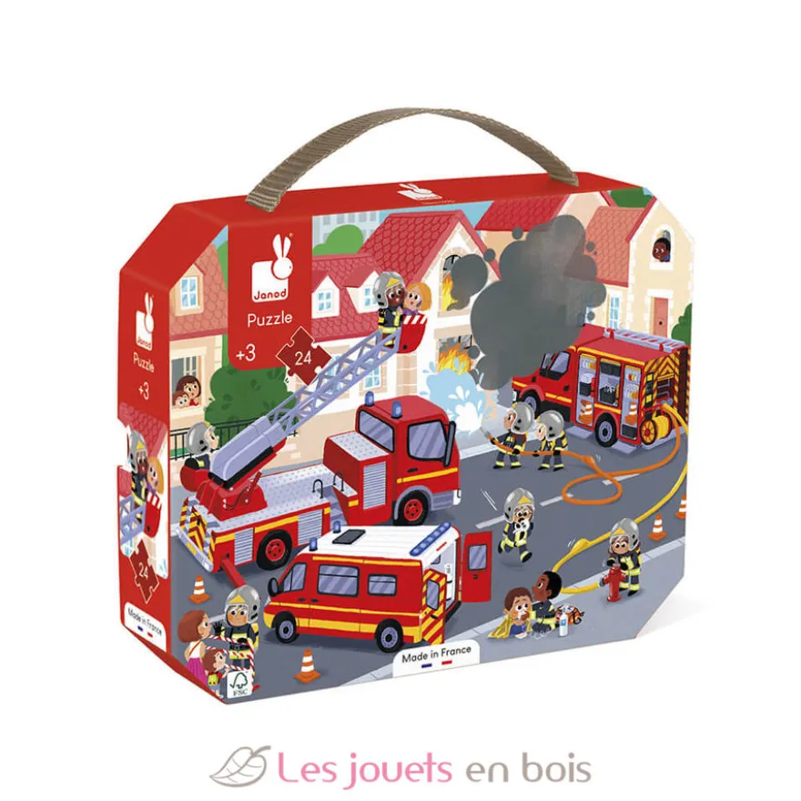 Puzzle Pompiers 24 pcs - Janod