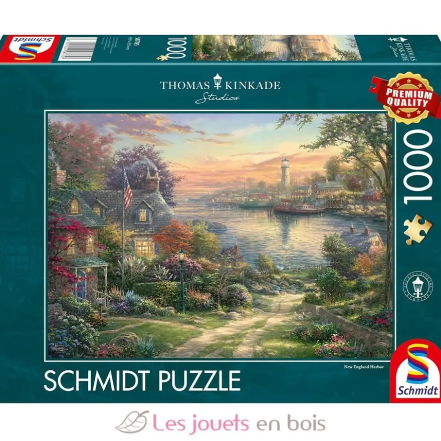 Puzzle Port Nouvelle-Angleterre 1000 pcs - Schmidt Spiele