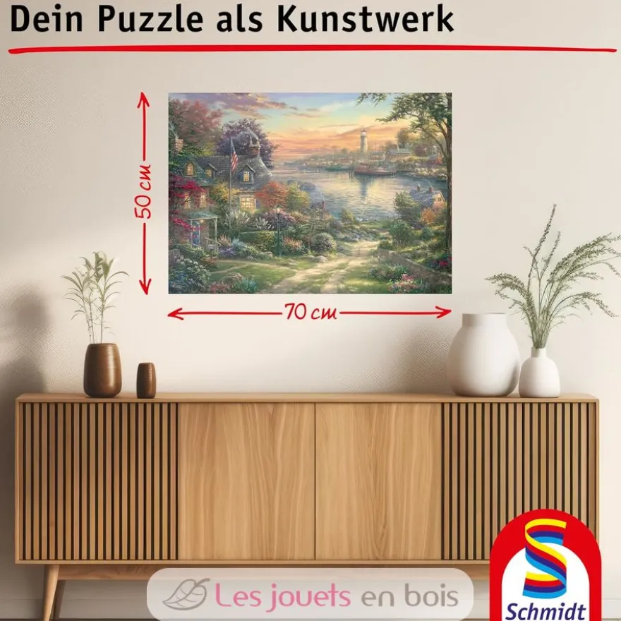 Puzzle Port Nouvelle-Angleterre 1000 pcs - Schmidt Spiele
