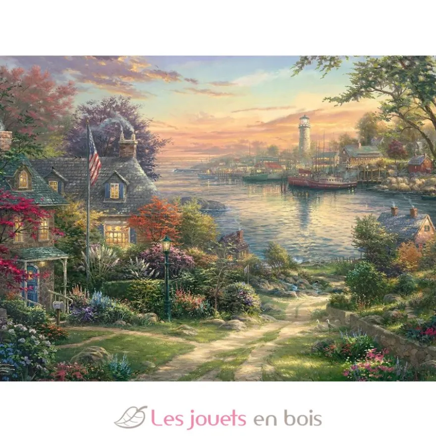 Puzzle Port Nouvelle-Angleterre 1000 pcs - Schmidt Spiele