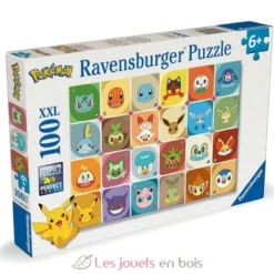 Puzzle Portraits de Pokémon 100 pcs XXL - Puzzle enfant - Dès 6 ans - Ravensburger