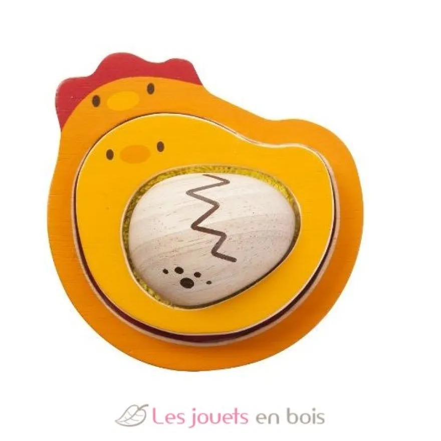 Puzzle Poule-Oeuf - Le Toucher - Plan Toys