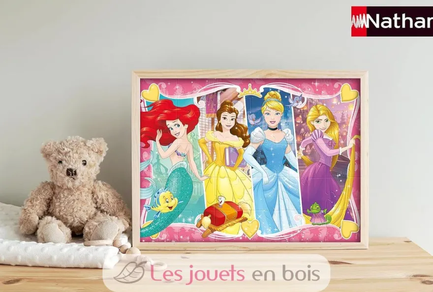 Puzzle Princesses Disney 30 pcs - Nathan