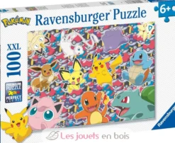 Puzzle Prêt pour la bataille Pokémon 100 pcs XXL - Ravensburger