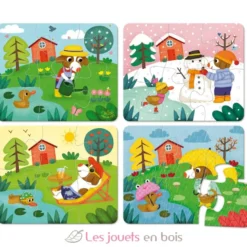 Puzzles des 4 saisons - Vilac